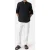 Closed Collarless Shirt Black