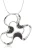 Orphelia Dames 925 Sterling Zilveren Ketting met Hanger – Zilver ZH-4673