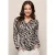 Caitlin Print Top Creme / Zwart
