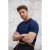 TRENDYOL MAN Heren Donkerblauw Effen Kort Regular fit Poloshirts