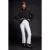 TRENDYOLMİLLA Dames Wit Effen Flared Hoge taille Jeans