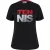 Head Dames/Dames Club Lisa Crew Hals T-shirt (Zwart)