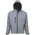 SOLS Heren Replay Soft Shell Jas met capuchon (Grijze Melange)