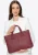 Wittchen Dames 14, 5″ Laptoptas in Imitatieleer Burgundy Eco-leer