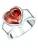 Rafaela Donata Ring  rood / zilver