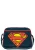 LOGOSHIRT Schoudertas ‘Superman – Logo’  donkerblauw / geel / rood
