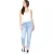 M&Co dames mom jeans met hoge taille, taps toelopende rechte pijpen