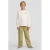 Me & My Monkey rechtvallende longsleeve met backprint – ecru