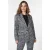 EsQualo Blazer Graphic Illusion Print