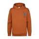 Petrol Industries hoodie met backprint – oranje