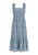 Mymo midi-jurk Dames Blauw Veelkleurig