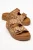 Milana Leer Double‑Strap Sandaal (Women)
