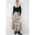 Hoge Taille Paisley Maxi Rok