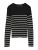 VERO MODA Trui ‘VMGIZELLE’  zwart / wit