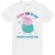 Peppa Pig Unisex volwassene roze of blauw papa varken houdt van je t-shirt