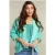 River Woods Green V-neck Cardigan