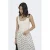 JDY mouwloze top ecru/zwart