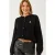 Geborduurde Knop-up Ribbels Cardigan