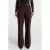 Aaiko wide leg broek – donkerrood