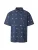 Iriedaily Overhemd ‘Resorio’  marine / lichtblauw / abrikoos / wit