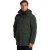 winterjas Reset effen groen normale fit capuchon