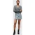 AllSaints Wendel Crystal Skirt Light Indigo