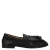 Manfield leren loafers met studs – zwart