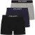 Lyle & Scott Heren Devon Boxershorts (Set van 3) (Zwart/Grijs/Blauw)