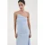 Mango maxi jurk lichtblauw
