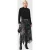 AllSaints Donatella Dress Ripple Gold Black