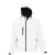 SOLS Heren Replay Hooded Soft Shell Jacket (ademend, winddicht en waterbestendig) (Wit)