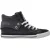 British Knights Heren Roco hoge sneakers met omgeslagen kraag (Donkergrijs/Zwart)
