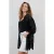 DIDI Tunic Palm Jacquard In Black