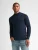 Petrol M-3060-kwc297 Knitwear Collar Basic 5178 Navy Blue