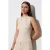 Mouwloze Geribbelde Halve Colblouse