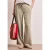 Street One Dames High Waist broek met wijde pijpen in casual pasvorm in Beige