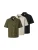 Only & Sons Overhemd ‘ONSREID’  lichtgrijs / kaki / zwart