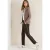 Cecil Dames Broek met banddetail in Bruin