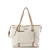 TOM TAILOR Shopper ‘Jamila’  beige / offwhite