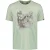 No Excess T-shirt Crewneck Melange Chest Print Mint