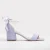 Illy Laag Block Hak Sandalen with Pearls