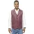 Heren slim klassiek lederen vest-Bristol