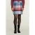River Woods Multi Checked Short Skirt
