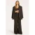 Beaumont wide leg pied-de-poule broek – donkerbruin