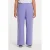 YOEK wide leg high waist broek lila