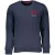 La Martina Blauwe Katoenen Heren Sweatshirt