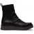 Fly London Dames Zwarte RENO053FLY Leren Enkellaarsjes met Rits en Platform Comfort