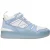 Moncler Witte Leren Hoge Sneakers