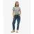 Dames slim T-shirt met rhinestones Superdry Vintage Logo