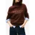 Tommy Hilfiger Tjw Nep Turtleneck Sweater Rich Brown